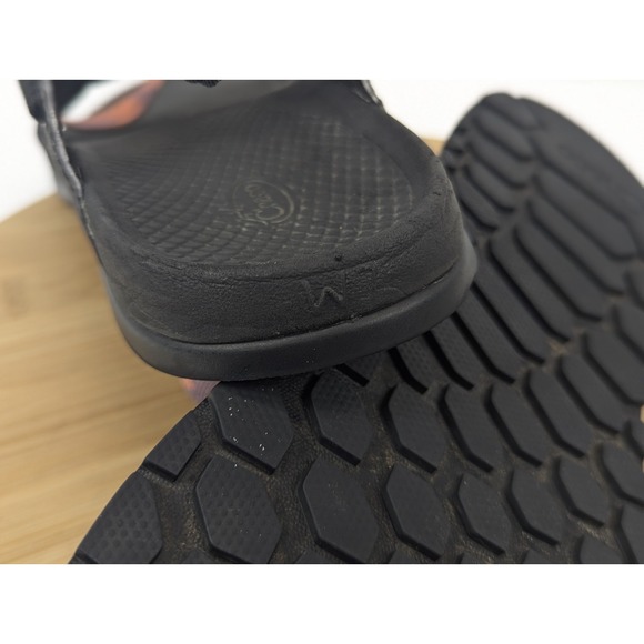 Chaco Lowdown Sport Sandals Womans 7 Black Red Aztec Southwestern Flats Outdoor - Picture 10 of 10